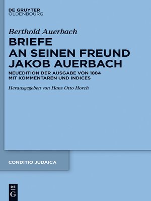 cover image of Berthold Auerbach